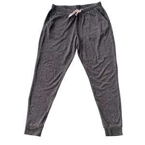 C&C CALIFORNIA WOMENS GRAY JOGGER PANTS WITH DRAWSTRING SIZE MEDIUM